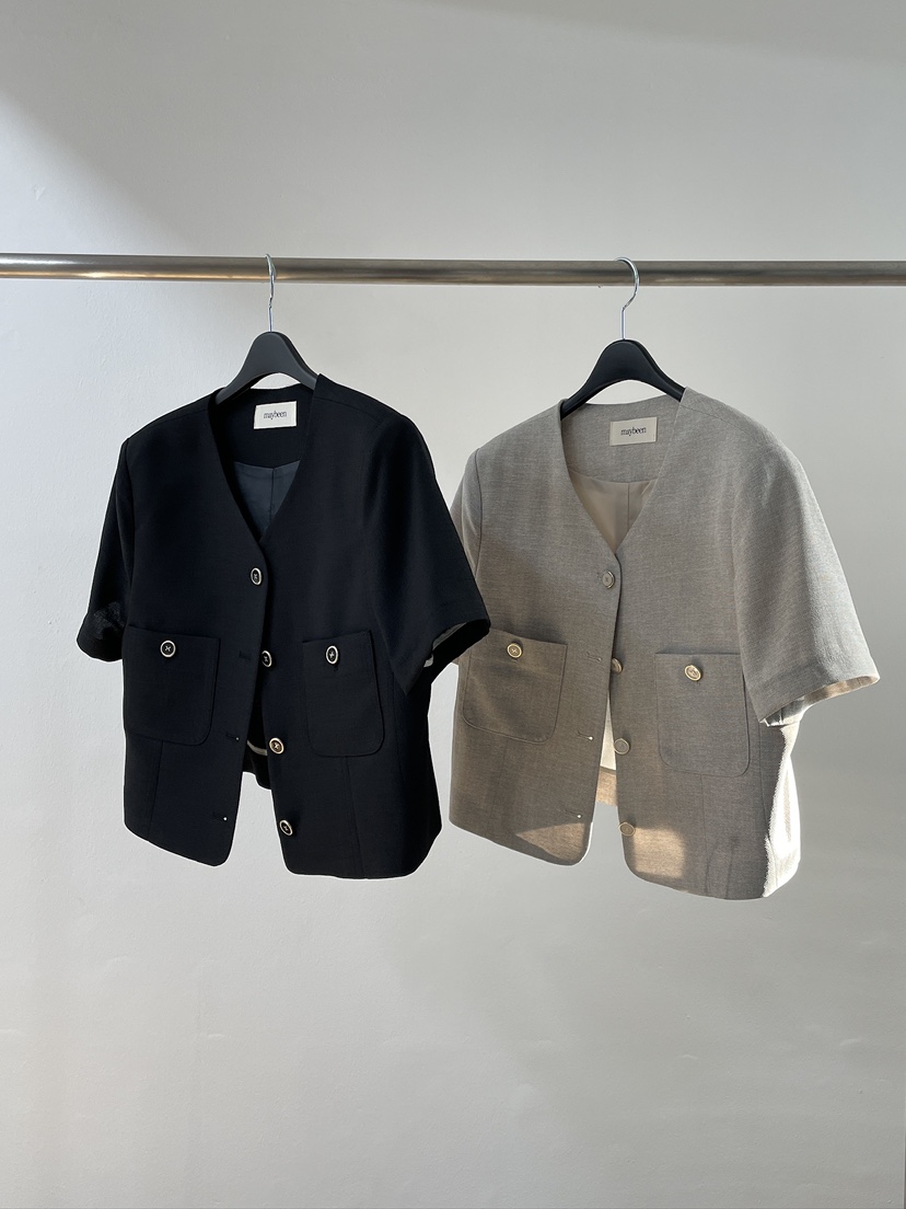 MAYBEEN東大門實拍女裝新款推薦真品25春夏職業時尚休閑夾克MAYBE&amp;CO夾克