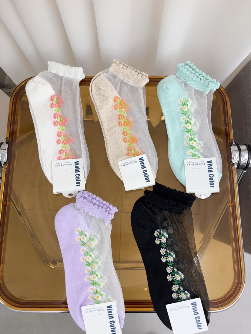 CACTUS-Q東大門代購女裝新品熱賣職業人氣時尚推薦25春夏襪子CACTUS十雙起/可混搭襪子