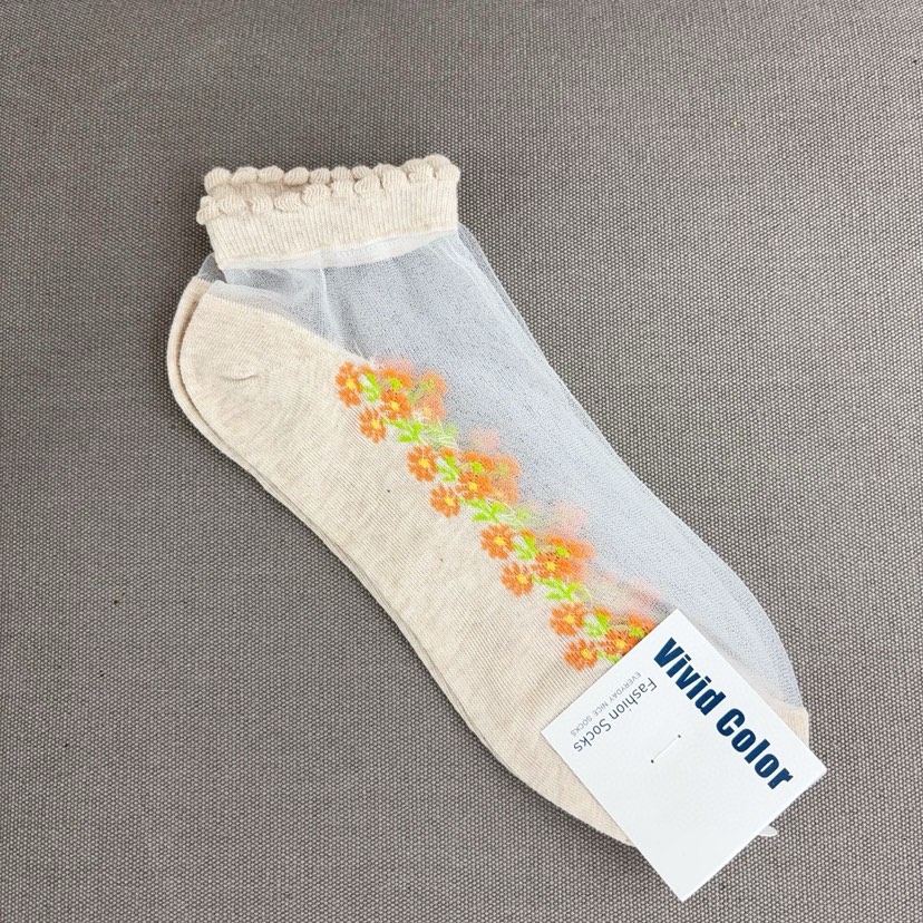 CACTUS-Q東大門代購女裝新品熱賣職業人氣時尚推薦25春夏襪子CACTUS十雙起/可混搭襪子圖色2