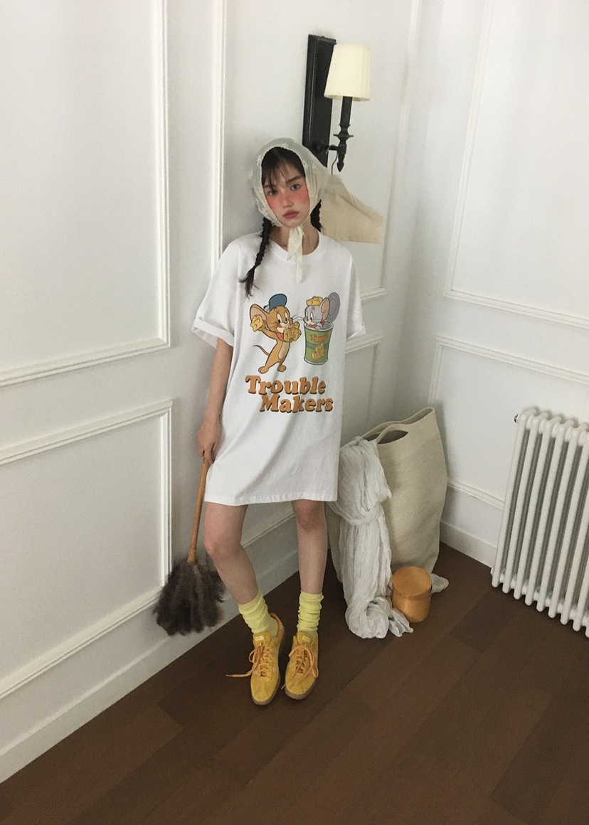 OURWAVE/OUR ROOM東大門實拍女士新品真品25春夏推薦職業T恤Our Wave/Our RoomT恤