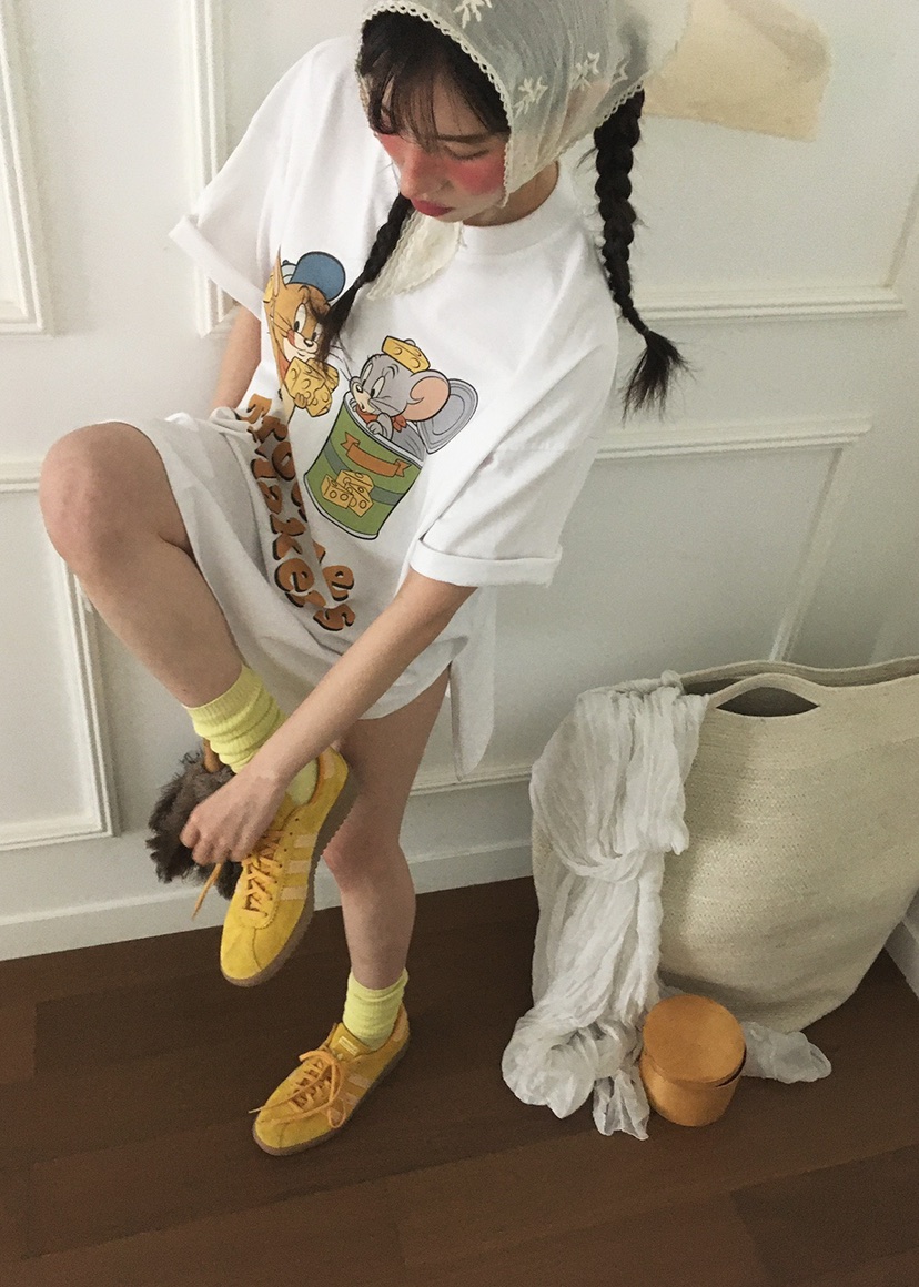 OURWAVE/OUR ROOM東大門實拍女士新品真品25春夏推薦職業T恤Our Wave/Our RoomT恤