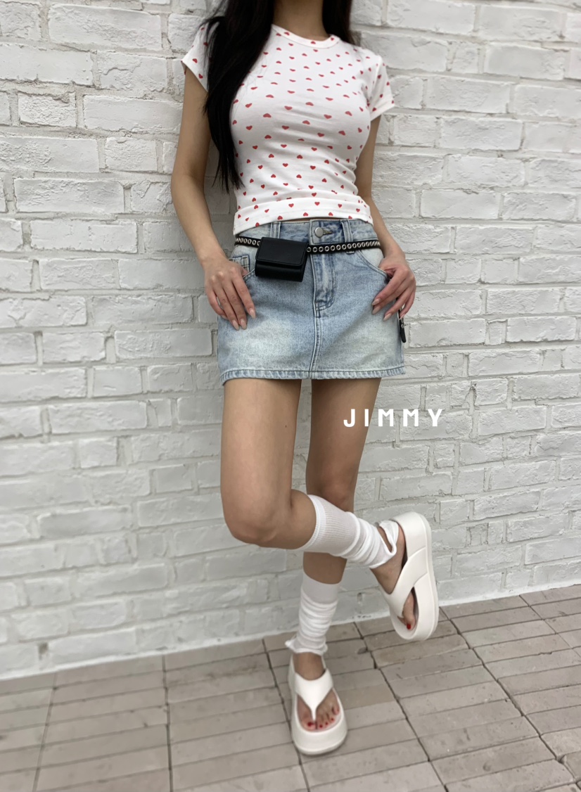 JIMMY東大門實拍女士新品25春夏真品熱賣休閑推薦時尚職業T恤JIMMY/REMAKET恤
