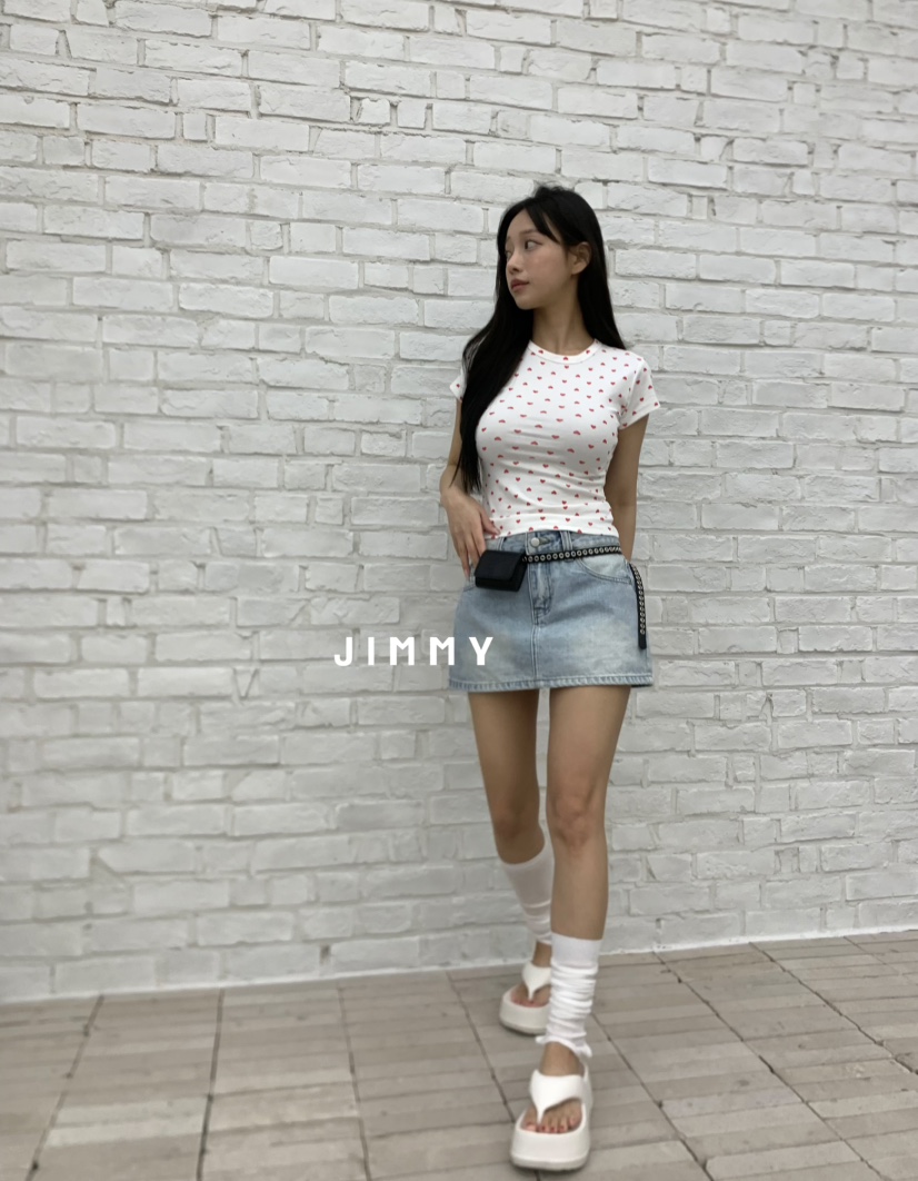JIMMY東大門實拍女士新品25春夏真品熱賣休閑推薦時尚職業T恤JIMMY/REMAKET恤