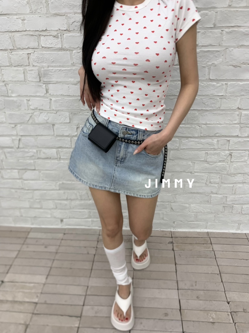 JIMMY東大門實拍女士新品25春夏真品熱賣休閑推薦時尚職業T恤JIMMY/REMAKET恤