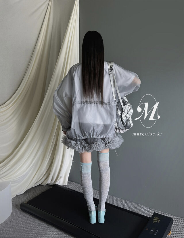 OURWAVE/OUR ROOM東大門代購女士新款職業人氣25春夏夾克透明Our Wave/Our Room夾克