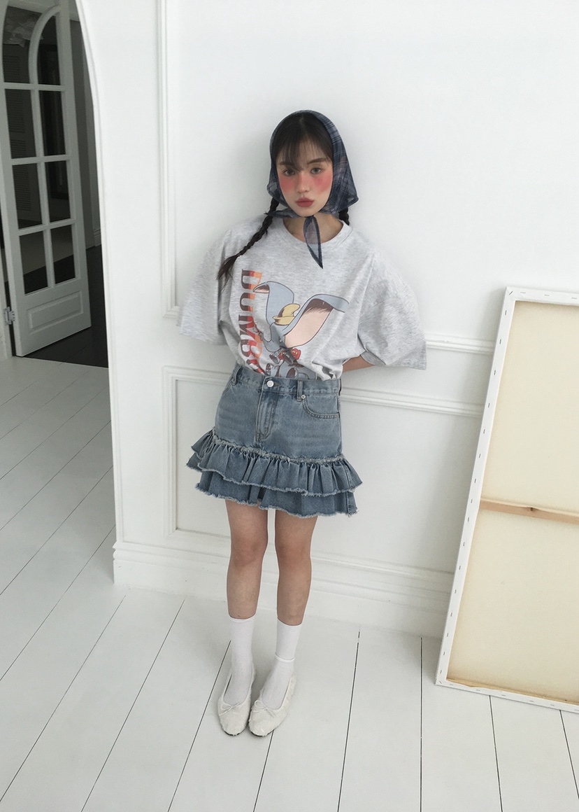 OURWAVE/OUR ROOM韓國直郵女裝新品職業時尚人氣25春夏短裙Our Wave/Our Room短裙