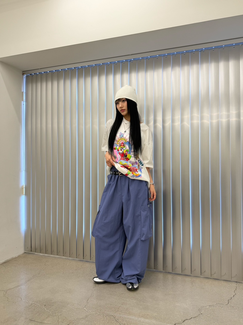 SEEOT韓國直郵女士新款推薦熱賣真品休閑褲工裝褲尼龍套裝腰帶GGD休閑褲