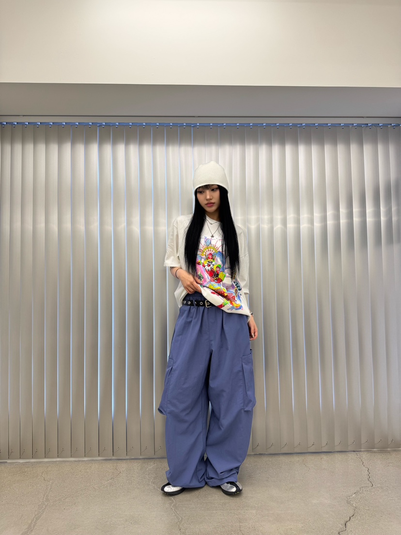 SEEOT韓國直郵女士新款推薦熱賣真品休閑褲工裝褲尼龍套裝腰帶GGD休閑褲