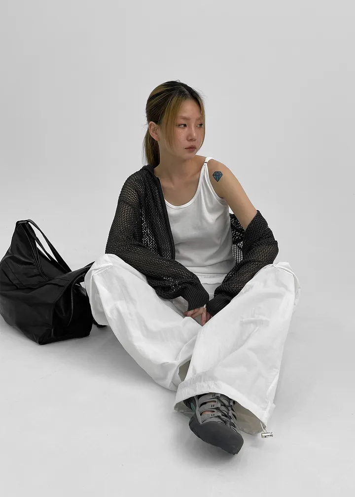 SEEOT韓國直郵女士新款推薦熱賣真品休閑褲工裝褲尼龍套裝腰帶GGD休閑褲