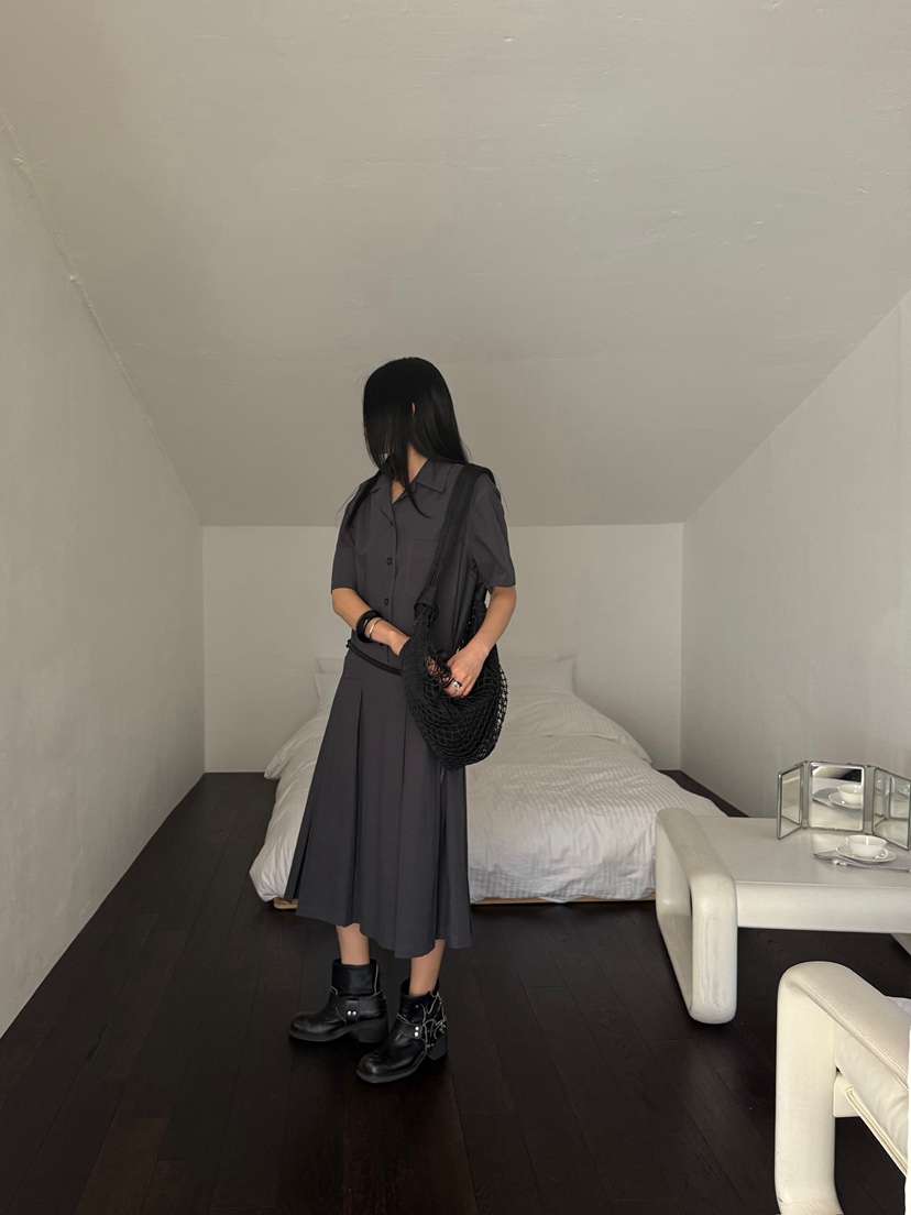JADEMARKET東大門直郵女士新品真品時尚人氣休閑25春夏連衣裙JADE MARKET連衣裙
