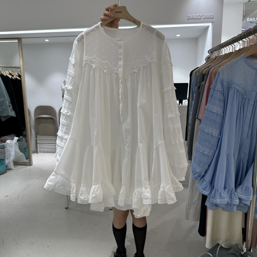 DAILYJUD韓國㊣直郵東大門代購女裝新款25春夏時尚熱賣連衣裙DAILY JUD連衣裙