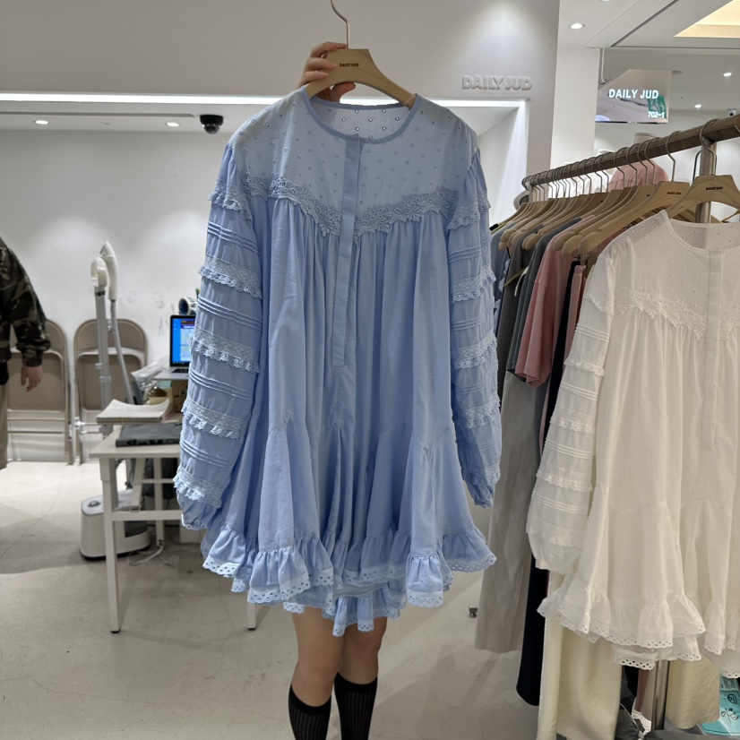 DAILYJUD韓國㊣直郵東大門代購女裝新款25春夏時尚熱賣連衣裙DAILY JUD連衣裙圖色2