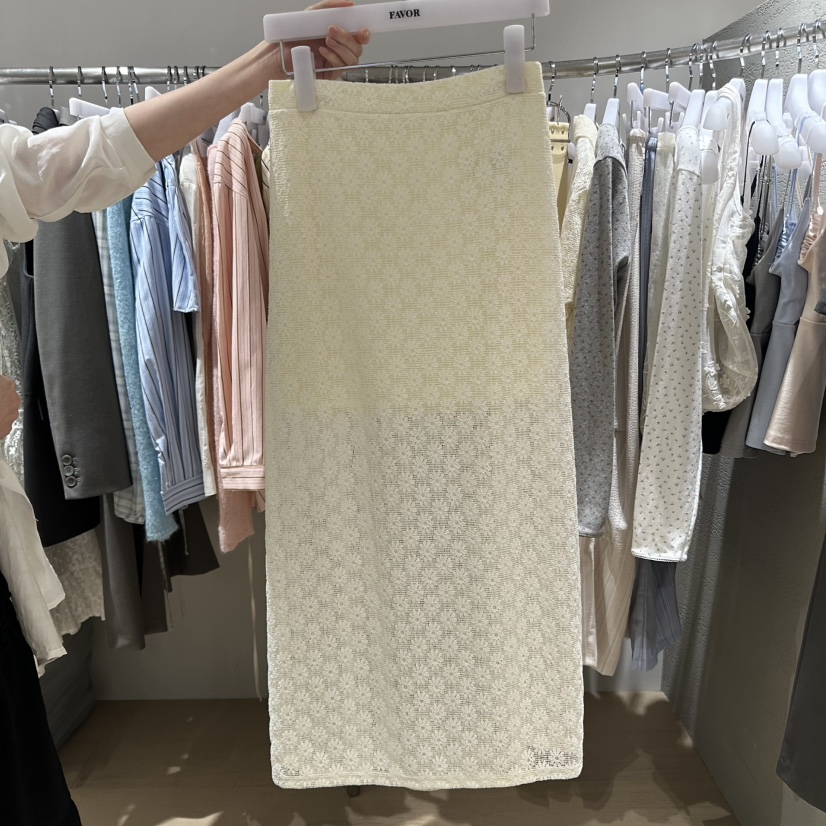 FAVOR-P韓國直郵㊣女裝新品時尚熱賣休閑人氣推薦25春夏長裙FAVOR長裙
