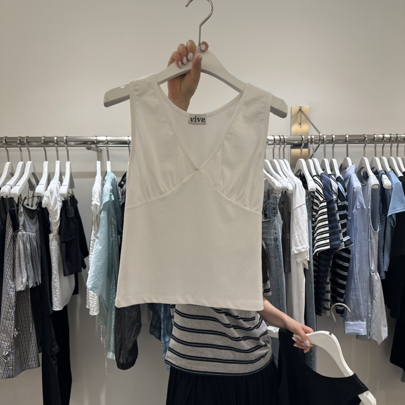 VIVE直郵韓國代購㊣女裝新品休閑時尚25春夏推薦熱賣吊帶背心VIVE吊帶/背心圖色1