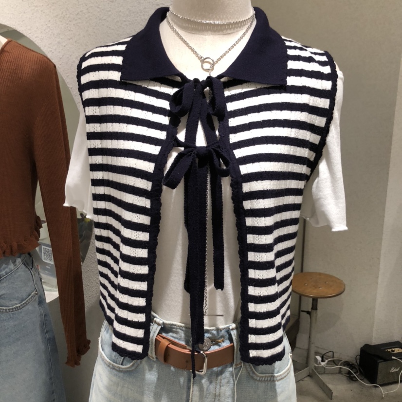 SSEMIENNE東大門直郵女士新品真品熱賣25春夏時尚職業推薦馬甲SSEMIENNE馬甲圖色1