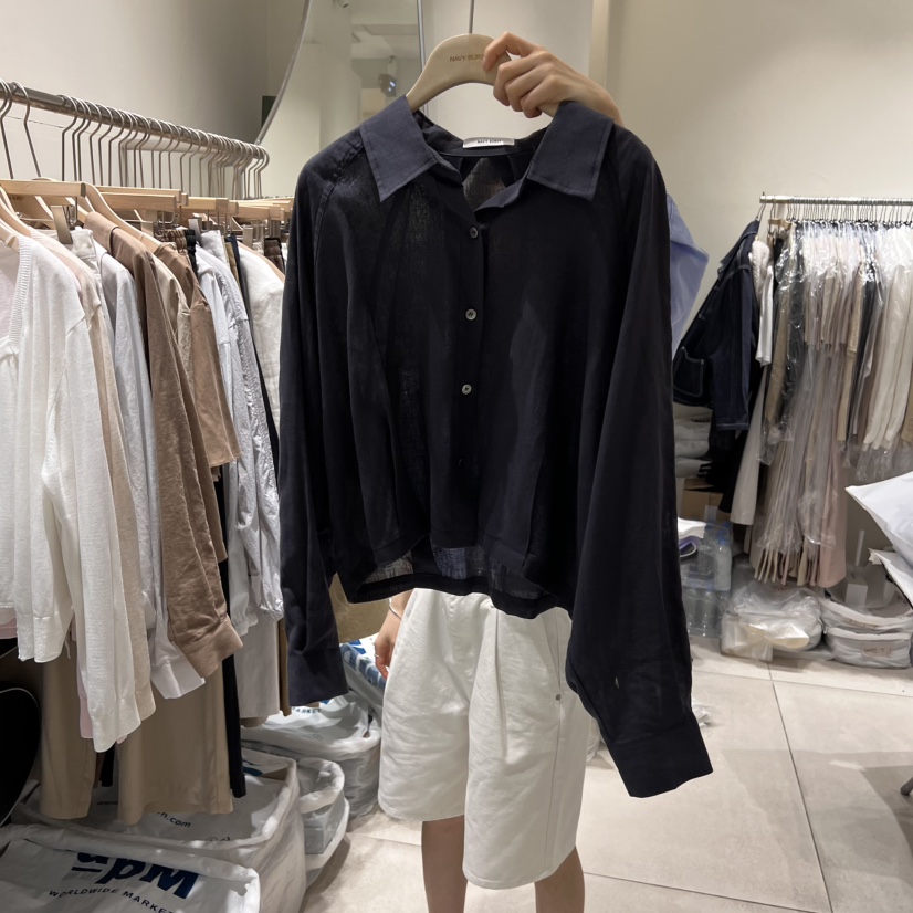 NAVYBURST韓國代購女士新品時尚真品休閑人氣職業襯衫蕾絲衫NAVY BURST襯衫/蕾絲衫圖色3