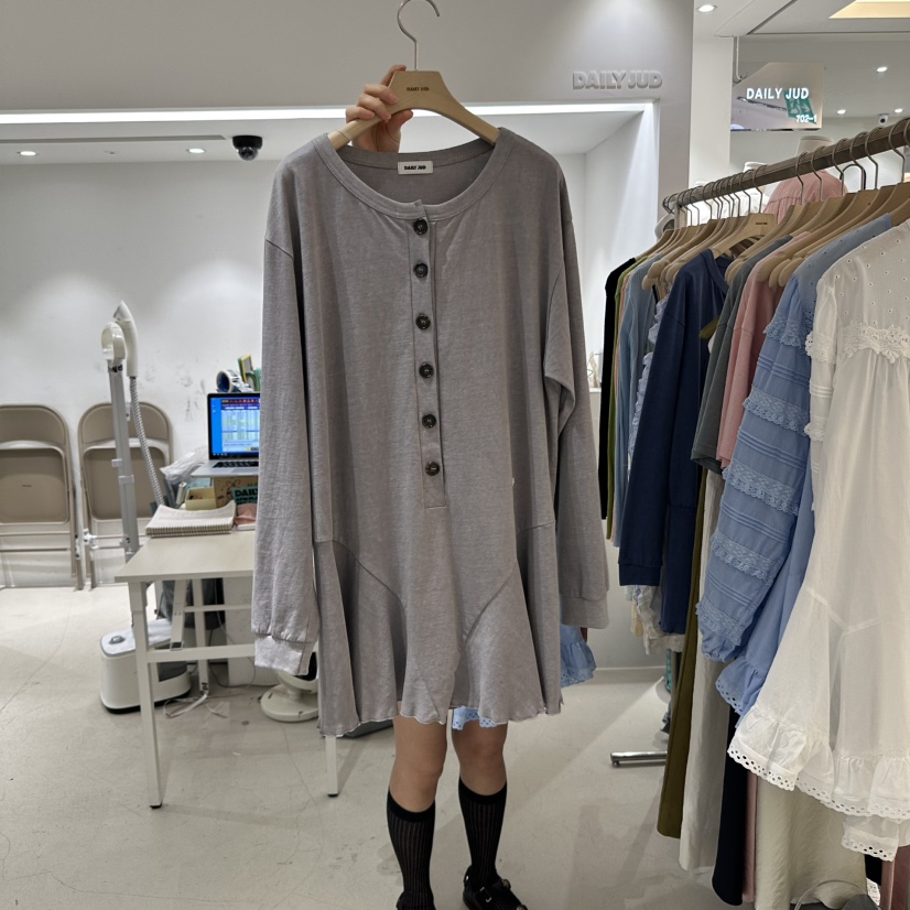DAILYJUD東大門代購女士新款熱賣真品職業人氣休閑時尚連衣裙DAILY JUD連衣裙圖色2