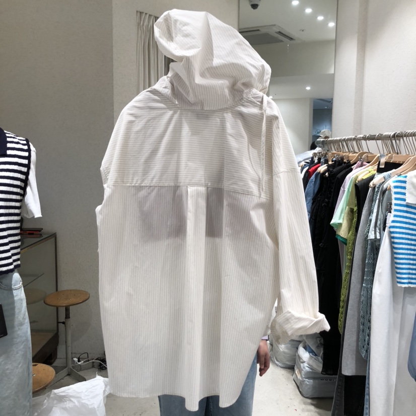 SSEMIENNE東大門代購女士新品人氣真品襯衫蕾絲衫不含內搭連帽SSEMIENNE襯衫/蕾絲衫