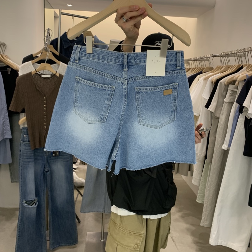 PHILO東大門代購女士新品時尚人氣休閑真品熱賣短褲不含腰帶PHILO短褲