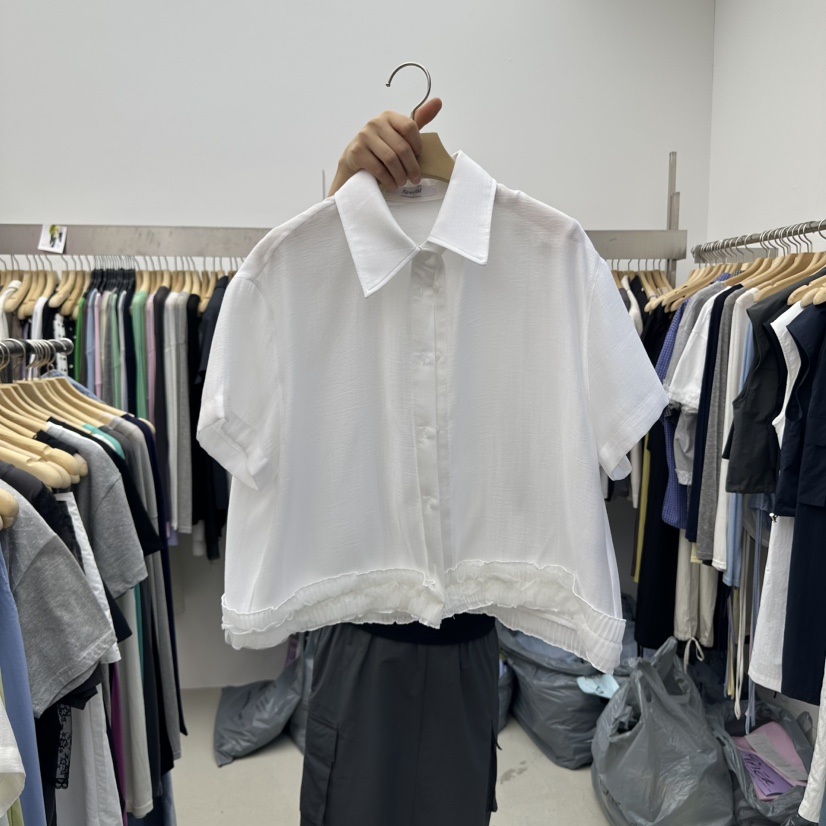 SPECIAL韓國代購女裝新品時尚熱賣休閑職業真品25春夏襯衫蕾絲衫SPECIAL襯衫/蕾絲衫