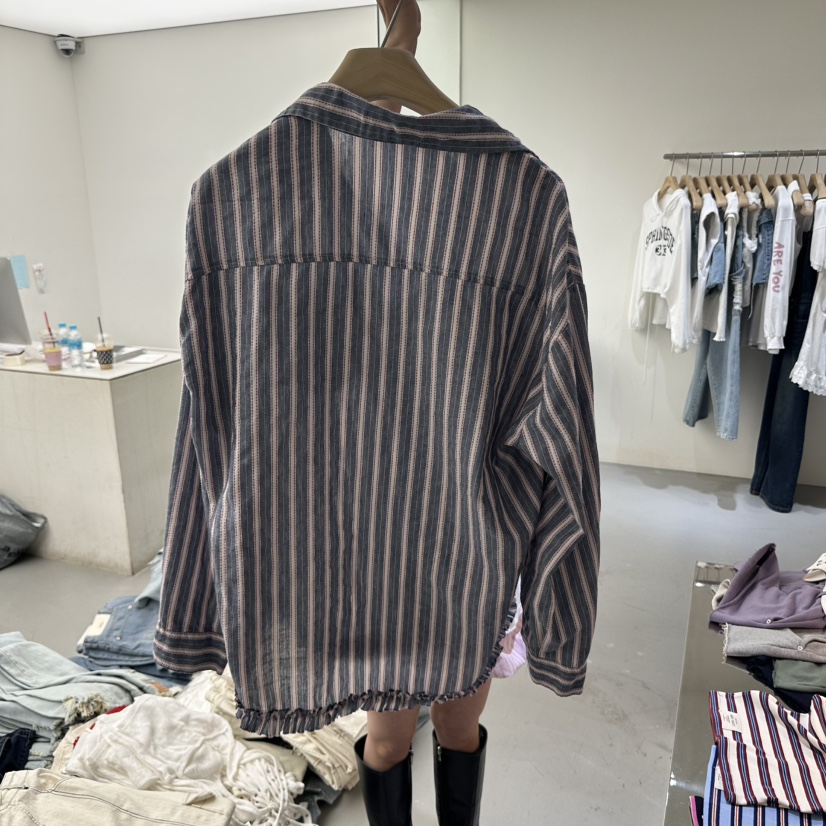 VAULT東大門實拍女士新品25春夏人氣職業時尚熱賣襯衫蕾絲衫VAULT襯衫/蕾絲衫