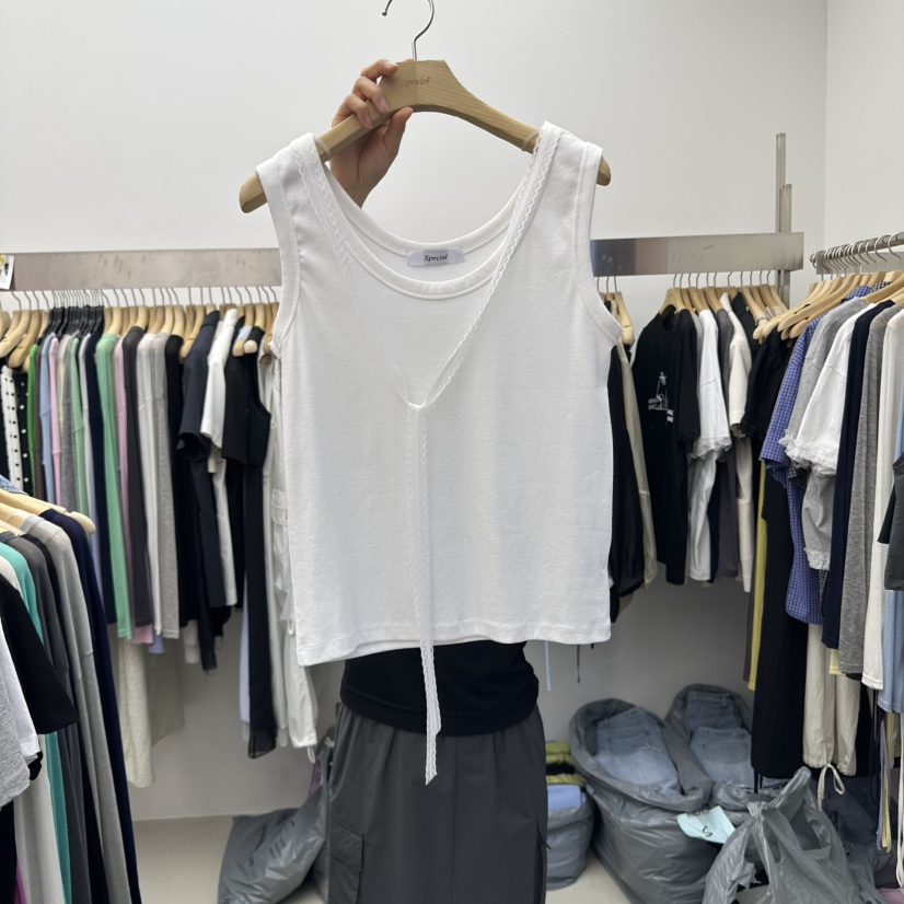 SPECIAL東大門代購女裝新品休閑人氣真品時尚推薦25春夏吊帶背心SPECIAL吊帶/背心