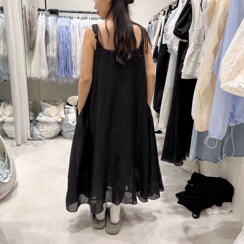 YUNBAL東大門代購女裝新品25春夏休閑時尚人氣推薦連衣裙含包YUNBAL連衣裙