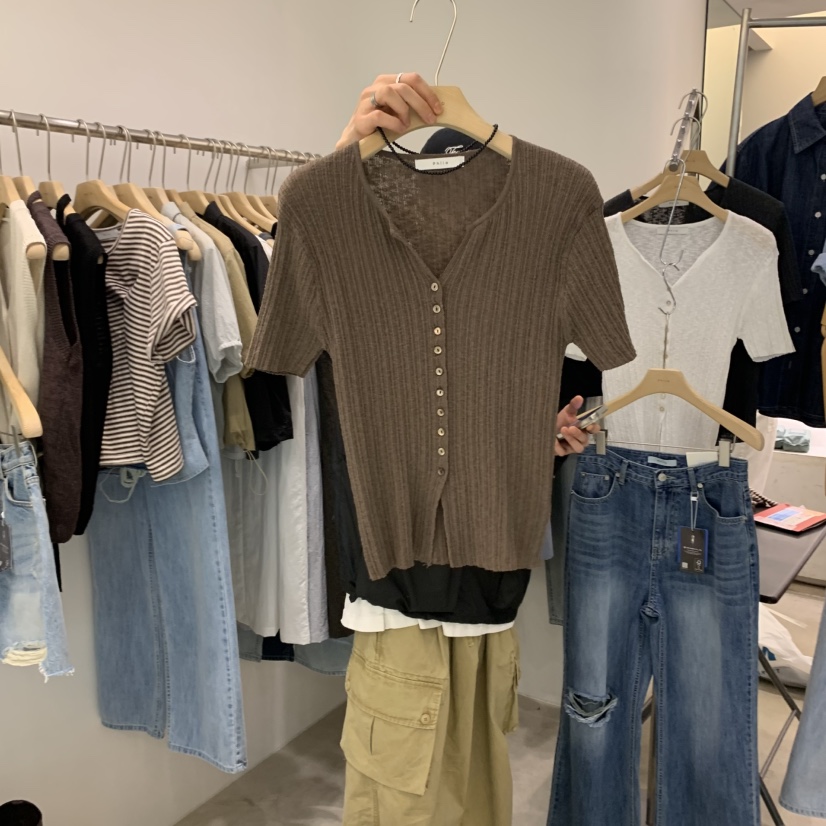 PHILO韓國直郵女裝新品熱賣25春夏推薦時尚休閑職業人氣T恤PHILOT恤