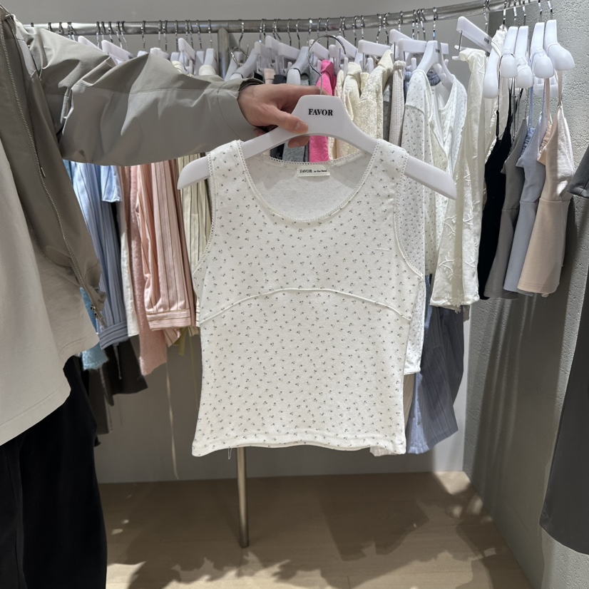 FAVOR-P東大門實拍女裝新款休閑真品25春夏推薦職業吊帶背心FAVOR吊帶/背心