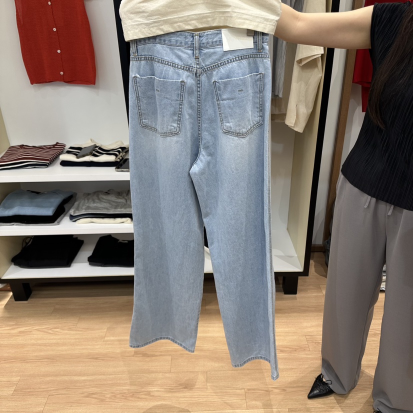 MUYBIEN東大門直郵女裝新品人氣職業推薦休閑25春夏牛仔褲拉絨MUYBIEN牛仔褲