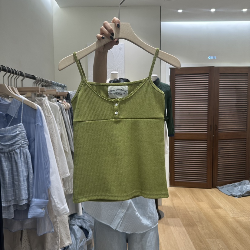GILLI韓國直郵女裝新品25春夏真品推薦時尚職業休閑吊帶背心GILLI吊帶/背心圖色2