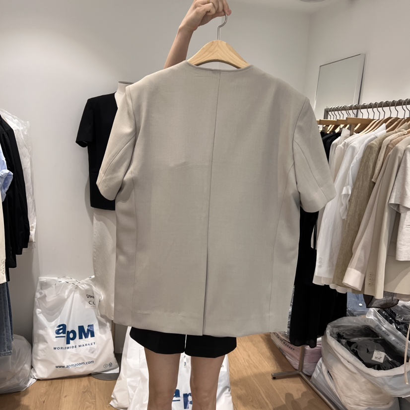 OUR-A韓國直郵女士新品休閑25春夏職業推薦人氣熱賣真品夾克OUR-A夾克