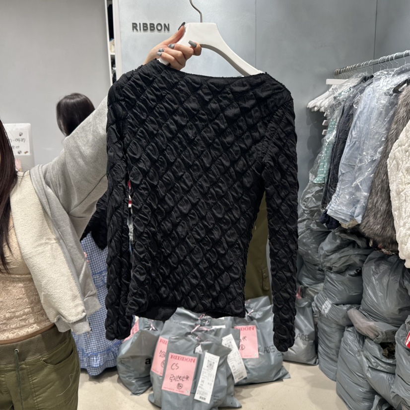 RIBBON東大門實拍女士新款真品熱賣25春夏職業人氣夾克開衫RIBBON夾克