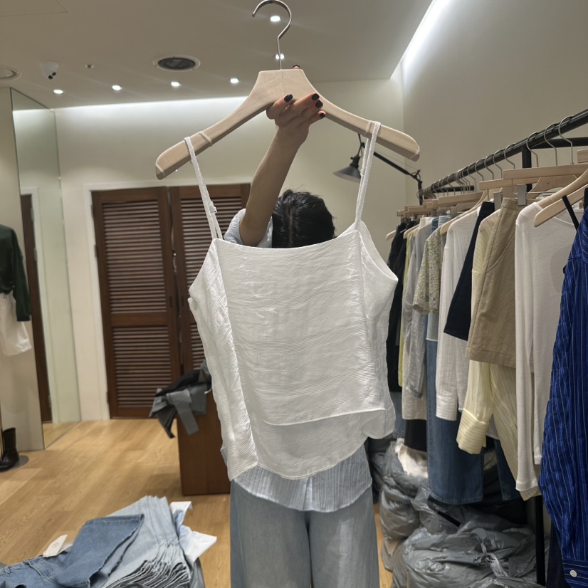 GILLI東大門直郵女士新品真品休閑時尚職業25春夏推薦吊帶背心GILLI吊帶/背心