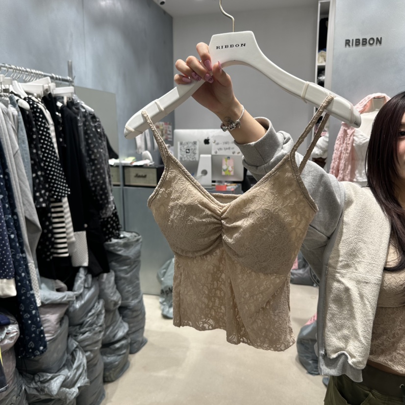 RIBBON東大門代購女裝新款熱賣職業真品時尚25春夏吊帶背心RIBBON吊帶/背心圖色3