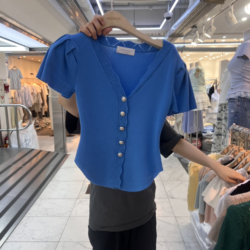SAGE BRUSH韓國直郵女士新品25春夏職業休閑時尚人氣針織衫SAGE BRUSH針織衫圖色6