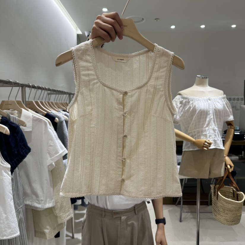A WANT東大門代購女裝新品時尚熱賣推薦職業人氣休閑吊帶背心A WANT吊帶/背心圖色2
