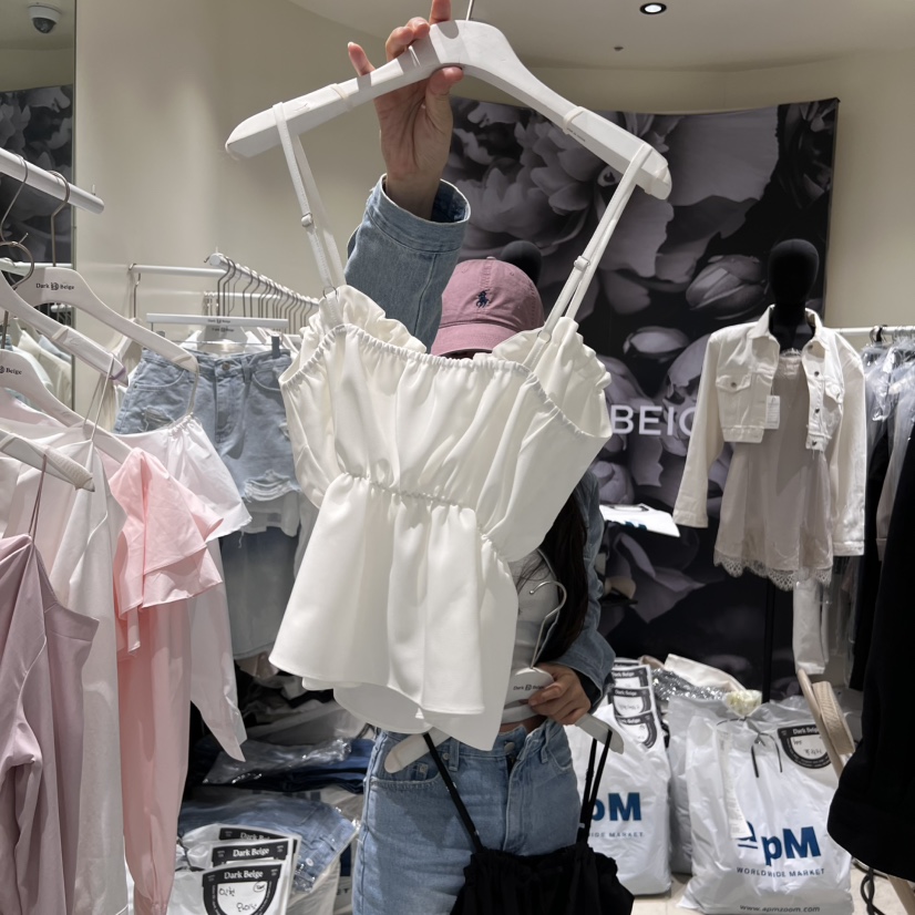 DARKBEIGE東大門代購女士新品真品推薦職業時尚熱賣吊帶背心DARK BEIGE吊帶/背心