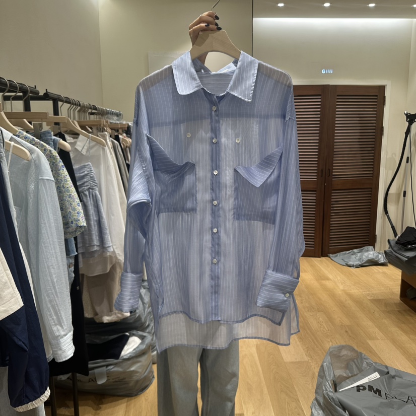 GILLI東大門代購女裝新品熱賣時尚人氣推薦休閑真品襯衫蕾絲衫GILLI襯衫/蕾絲衫圖色2