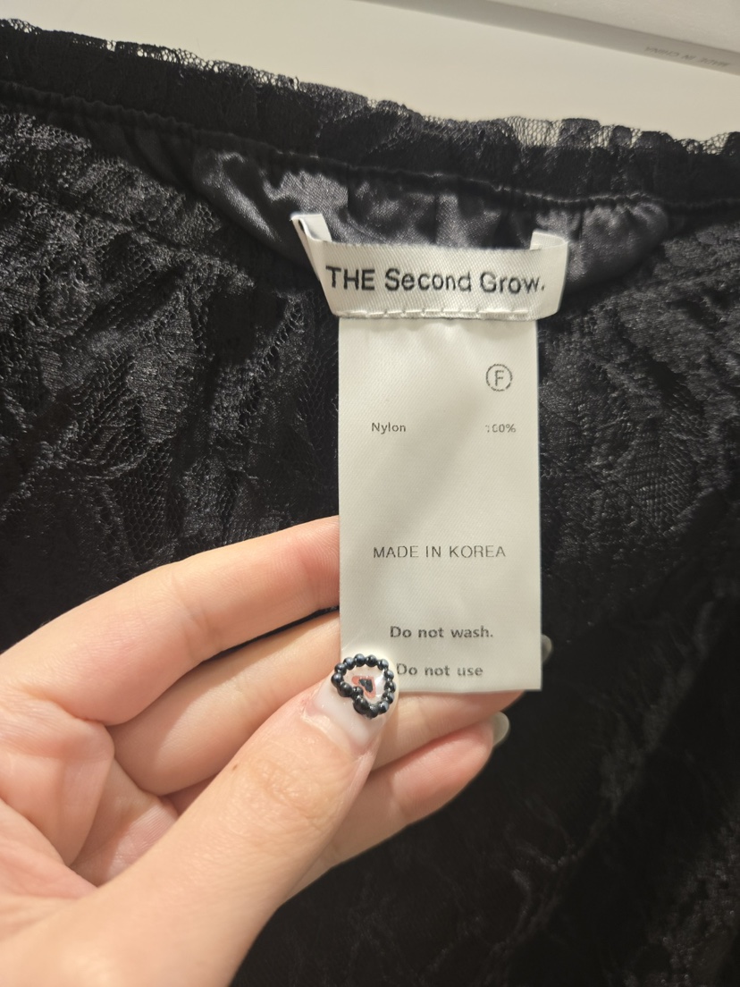 THE SECOND GROW東大門直郵女士新品25春夏人氣休閑長裙蕾絲THE SECOND GROW長裙