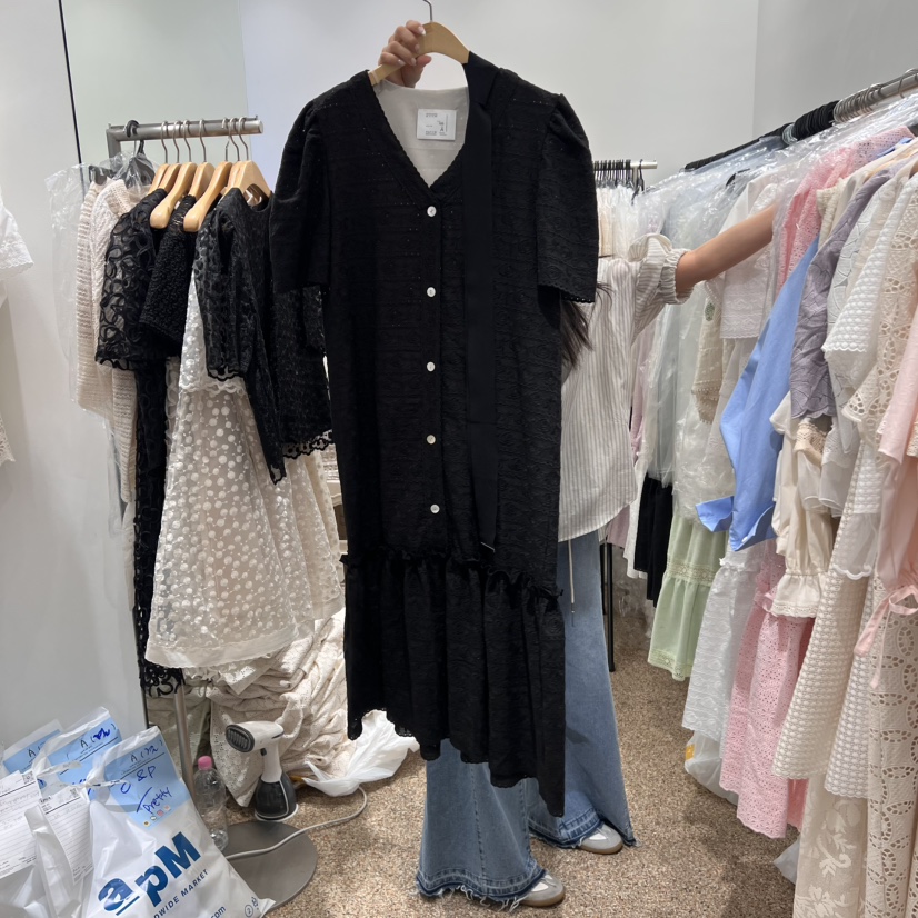 A東大門直郵女裝新款職業真品人氣25春夏推薦休閑時尚連衣裙A STORE連衣裙圖色3