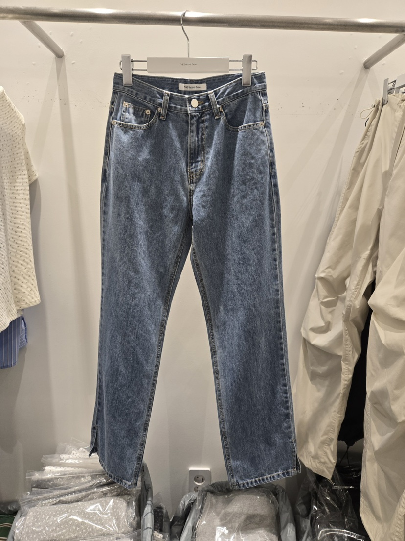THE SECOND GROW東大門實拍女裝新品時尚推薦人氣25春夏牛仔褲THE SECOND GROW牛仔褲圖色2