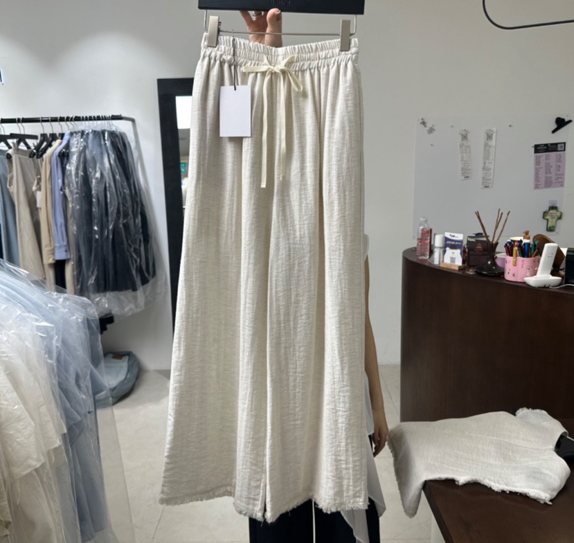 BETHEL韓國代購女士新款休閑時尚真品人氣職業推薦休閑褲亞麻BETHEL休閑褲圖色1