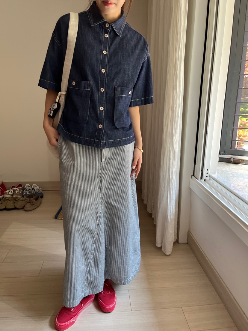 AT NOTE東大門實拍女士新款25春夏推薦人氣襯衫蕾絲衫口袋AT NOTE襯衫/蕾絲衫