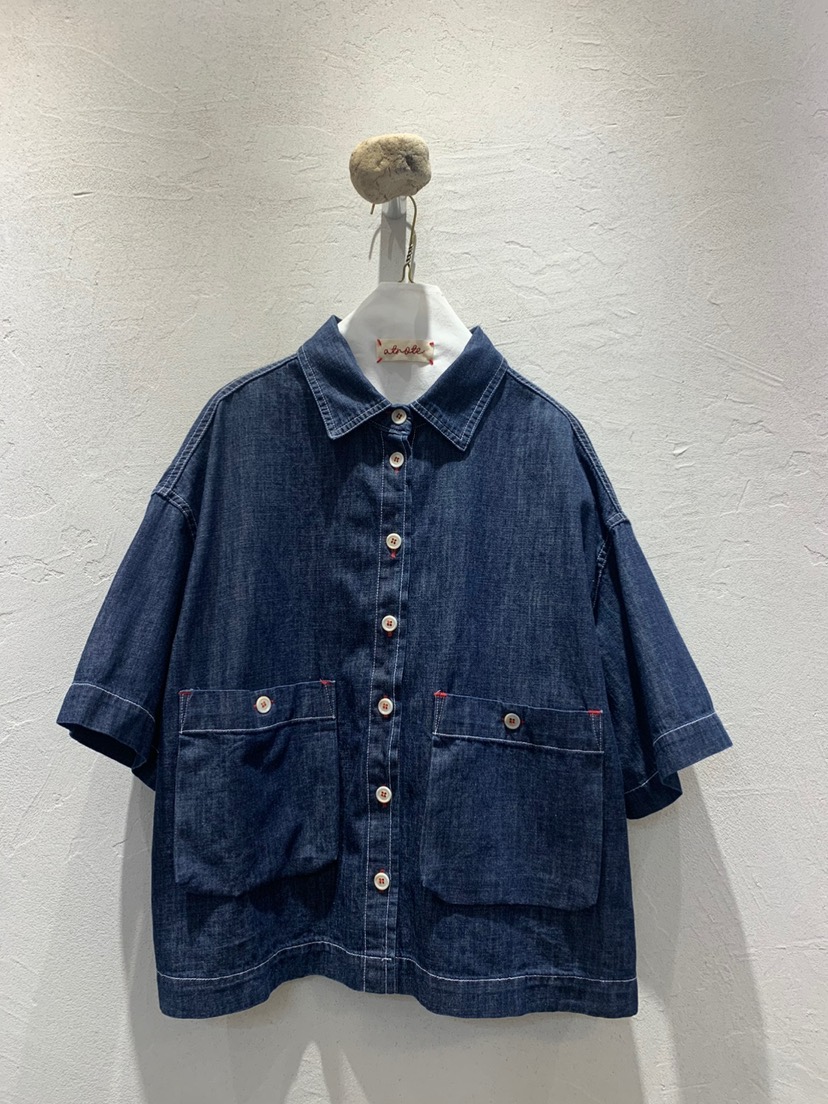 AT NOTE東大門實拍女士新款25春夏推薦人氣襯衫蕾絲衫口袋AT NOTE襯衫/蕾絲衫圖色1