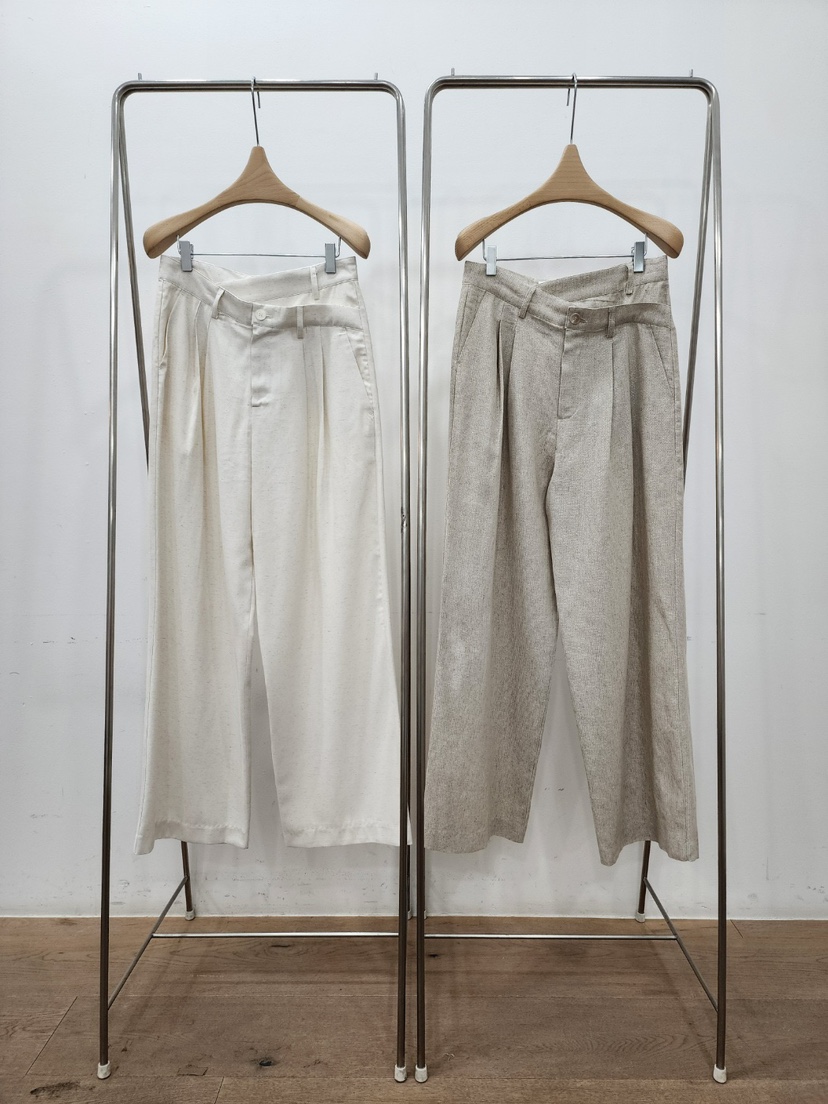 LE MIU韓國代購女裝新品25春夏時尚人氣職業真品熱賣休閑褲LE_MIU休閑褲