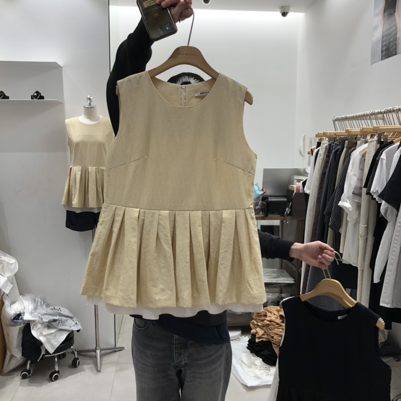 ANN MARGRET韓國代購女裝新款人氣吊帶背心GRETA.Y吊帶/背心圖色2