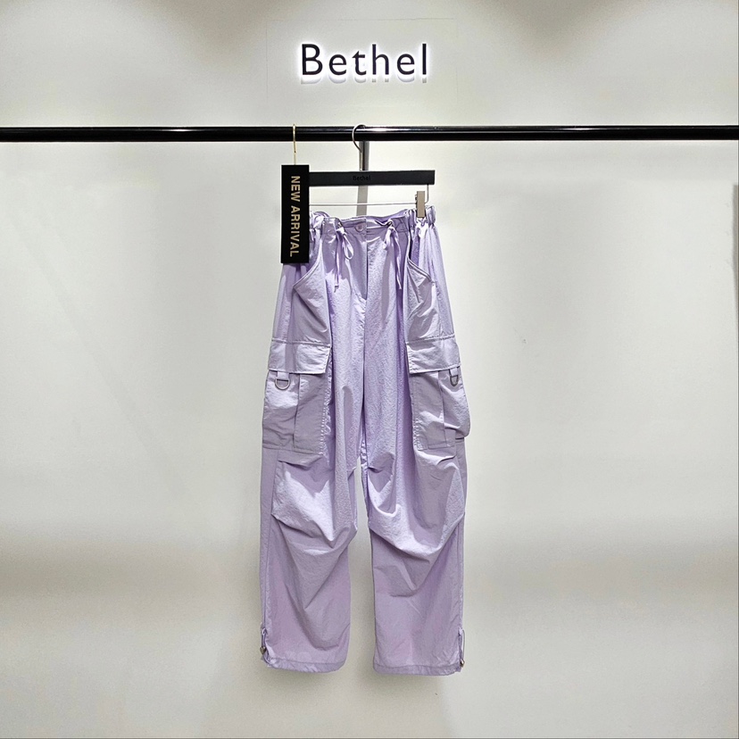 BETHEL東大門直郵女裝新款25春夏真品休閑熱賣休閑褲工裝褲BETHEL休閑褲圖色2