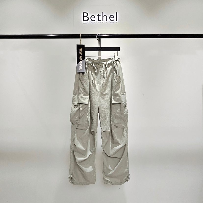 BETHEL東大門直郵女裝新款25春夏真品休閑熱賣休閑褲工裝褲BETHEL休閑褲圖色3