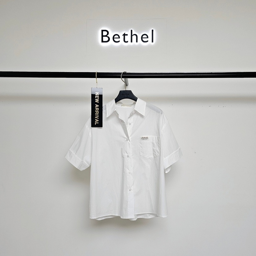 BETHEL東大門實拍女裝新款休閑25春夏熱賣真品人氣襯衫蕾絲衫BETHEL襯衫/蕾絲衫